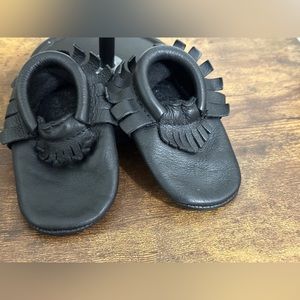 Freshly Picked Premium Black Leather Moccasins